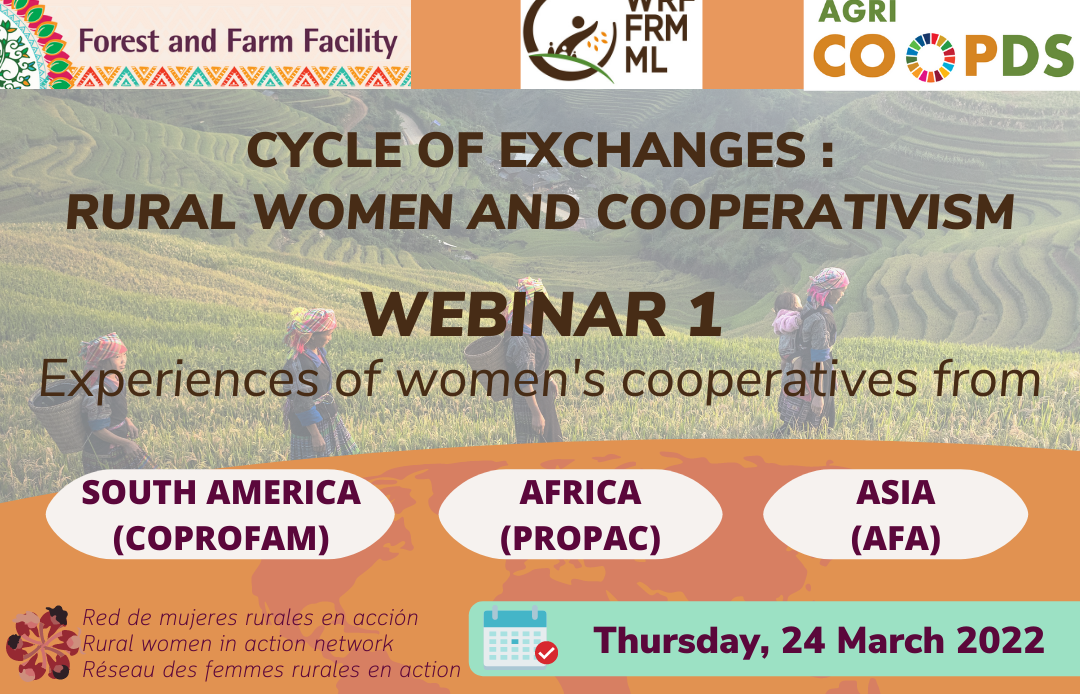 [SIGN UP NOW!] Webinar on March 24 – Cycle of exchanges: rural women and cooperativism